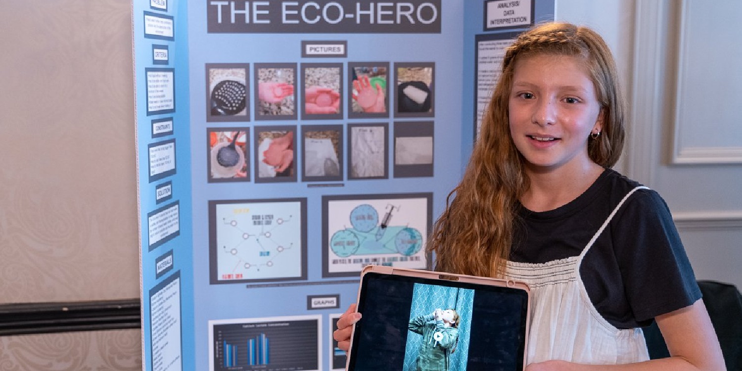 Motivated by the problem of plastic pollution at her favorite beaches, Madison Checketts decided to take action and created an edible water bottle.