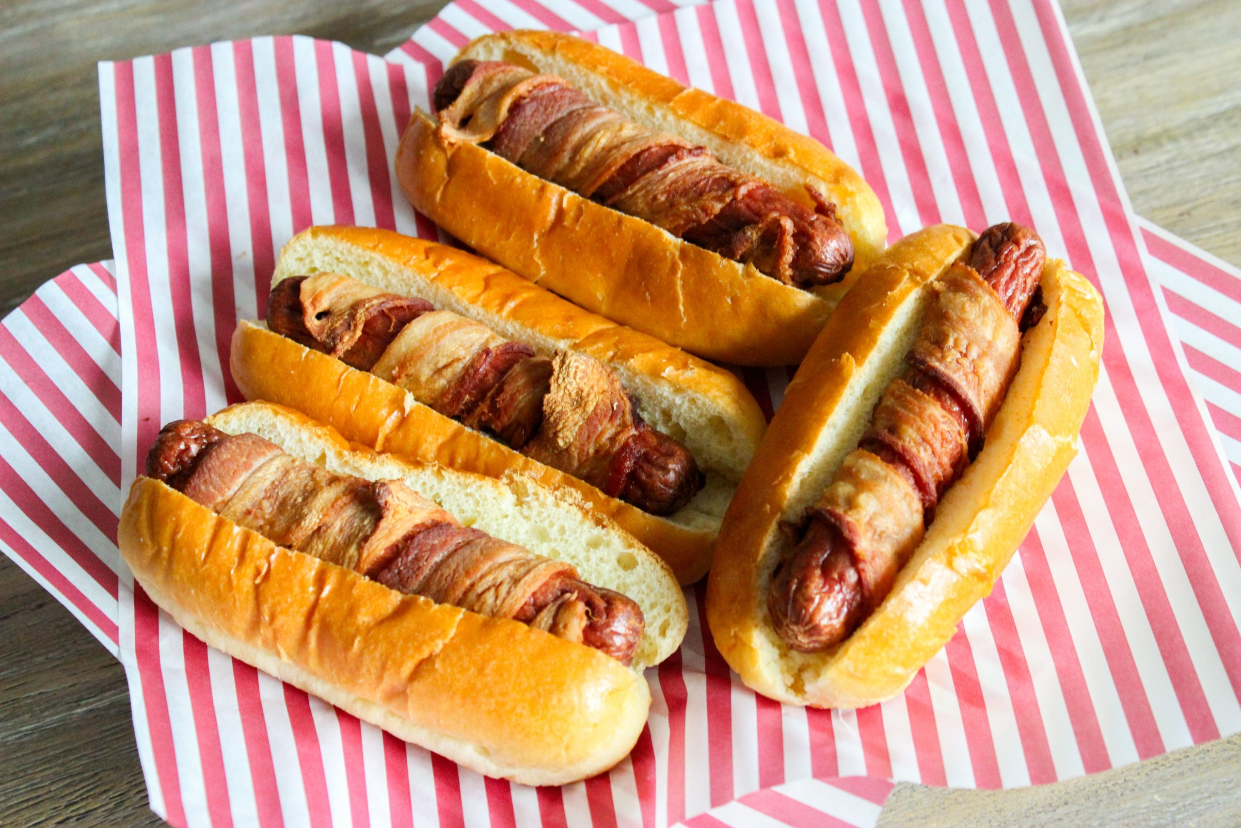 Unleashing Flavor: Bacon-Wrapped Hot Dogs in the Air Fryer