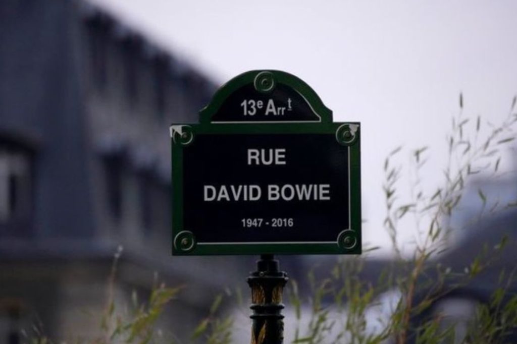 David Bowie Fans Can Now Walk Down a Street Named After Him in Paris